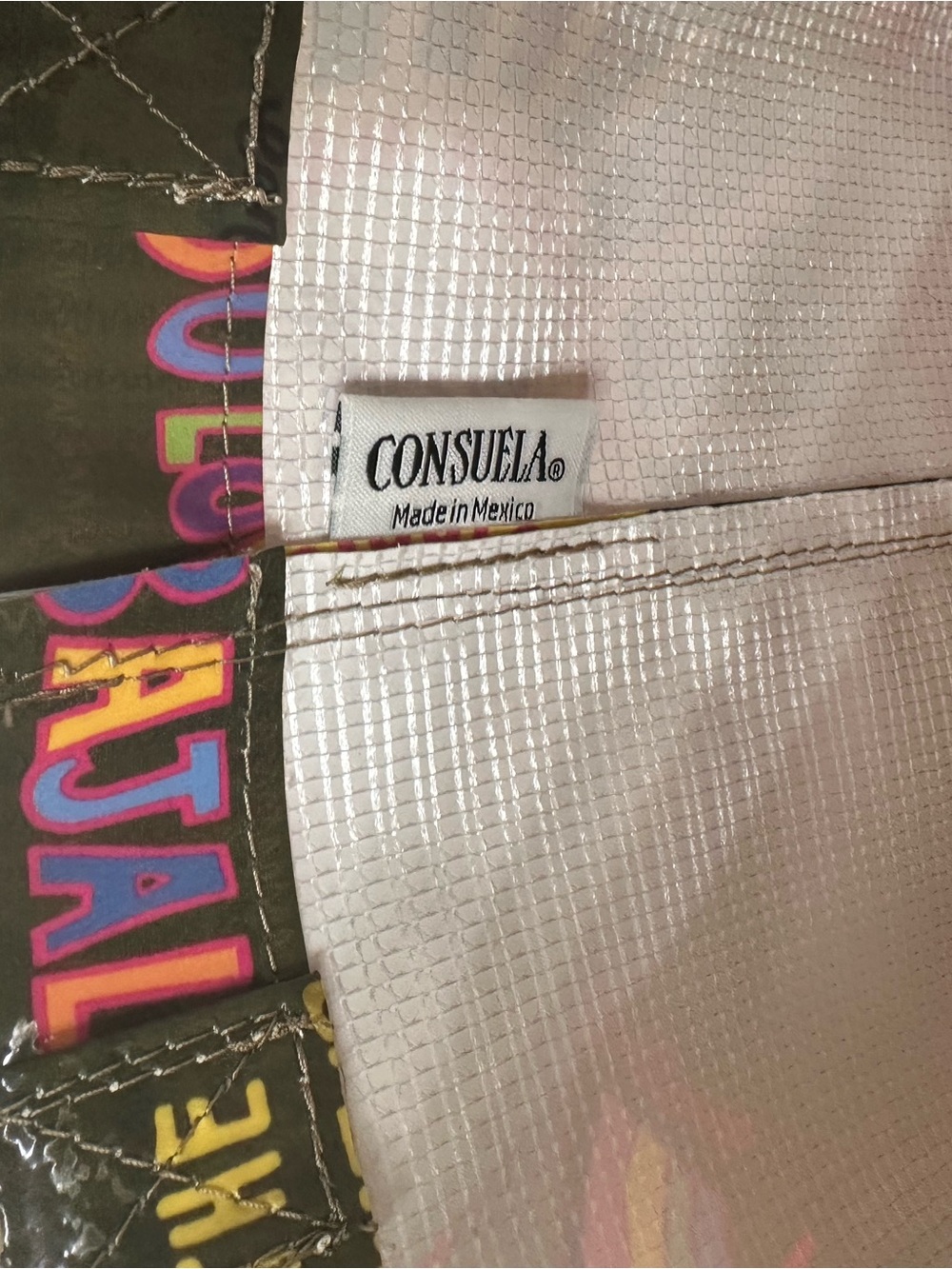 Consuela Olive Graphic 'Selfcare Mi Amor' Printed Tote - Picture 6 of 7
